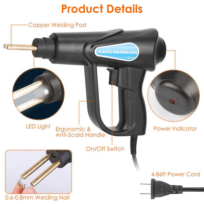 70W Plastic Welder Car Bumper Repair Kit - A-1 Thread Vault
