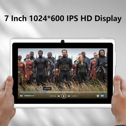 Android Tablet – 7" LCD, 2GB RAM + 4GB Extension, 32GB Storage, Dual Cameras, Wi-Fi, GPS, USB Charging - A-1 Thread Vault