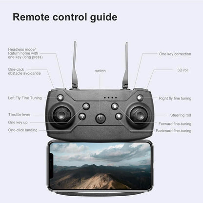 Drone HD Dual Camera, WiFi FPV Foldable RC Quadcopter - A-1 Thread Vault