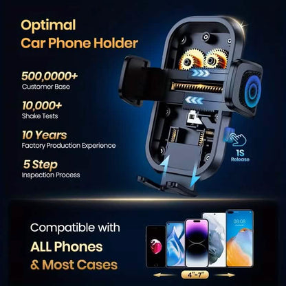 TOPK D38C Car Phone Holder – Adjustable Dashboard Mount - A-1 Thread Vault