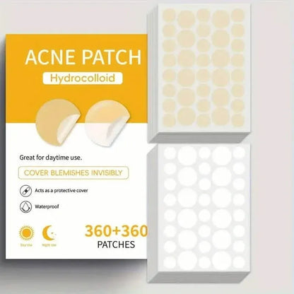 720 Count Hydrocolloid Acne Patches, Blemishes Pimples Covering Patch - A-1 Thread Vault