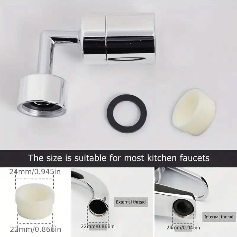 720° Rotating Faucet Extender for Kitchen and Bathroom - A-1 Thread Vault