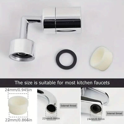 720° Rotating Faucet Extender for Kitchen and Bathroom - A-1 Thread Vault