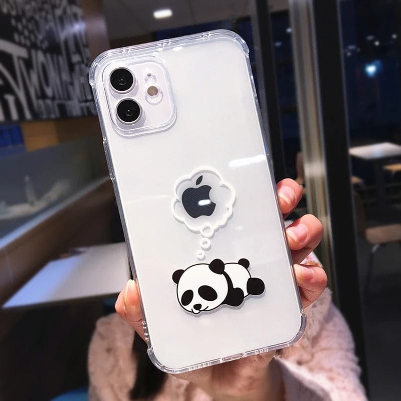 Creative Bear Panda Animal iPhone Case - A-1 Thread Vault