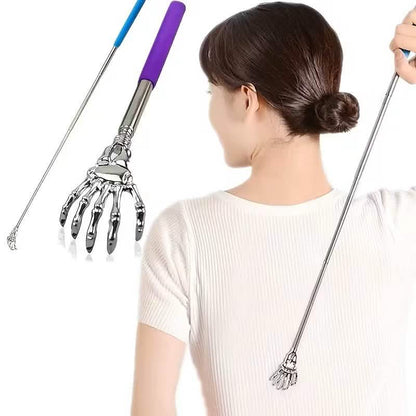 Retractable Back Itching Device – Stainless Steel Claw Massager for Relaxing the Back - A-1 Thread Vault
