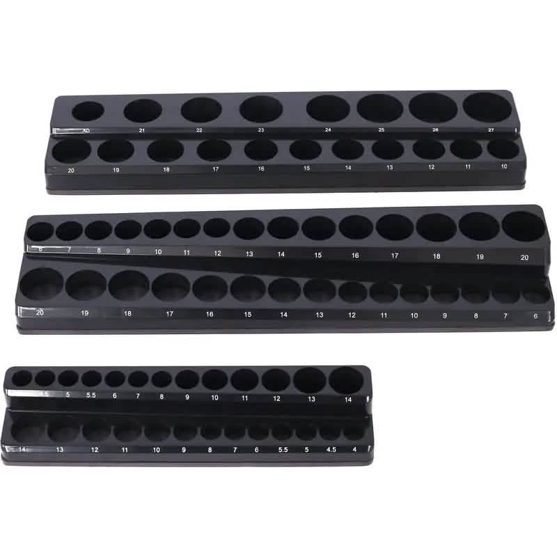 6-Piece: Magnetic Socket Organizer Set - A-1 Thread Vault