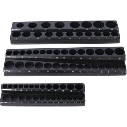6-Piece: Magnetic Socket Organizer Set - A-1 Thread Vault