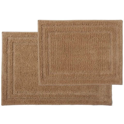 2-Piece: Bibb Home Microfiber Shag Bath Mat Set - A-1 Thread Vault