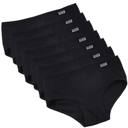 7Pcs/Lot Plus Size Underwear Women's Panties Cotton Girl Brief Sexy Lingeries Shorts Underpant Solid Panty Female Intimate M-4XL - A-1 Thread Vault