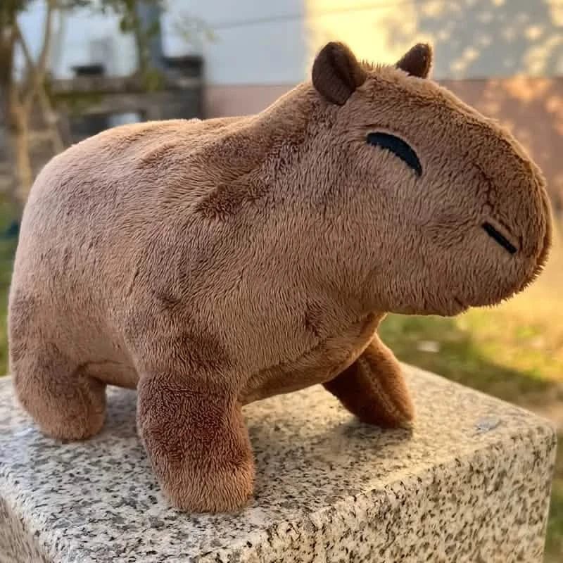 8.8 Inch Simulation Capybara Plush Toy, Lifelike Cute Stuffed Animal - A-1 Thread Vault