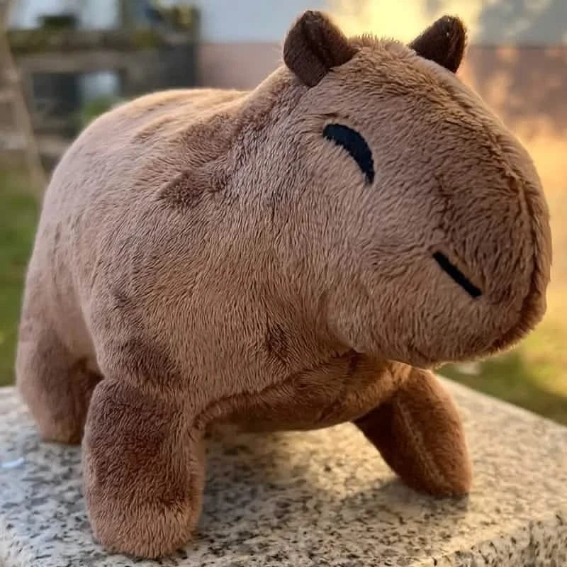 8.8 Inch Simulation Capybara Plush Toy, Lifelike Cute Stuffed Animal - A-1 Thread Vault