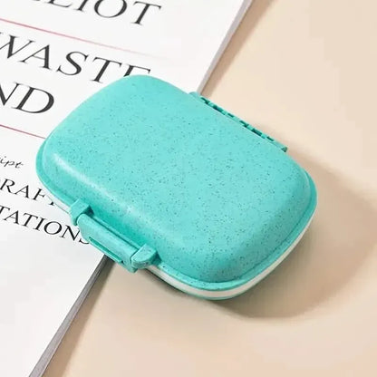 8-Compartment Weekly Medicine Travel Pill Organizer Storage Box - A-1 Thread Vault