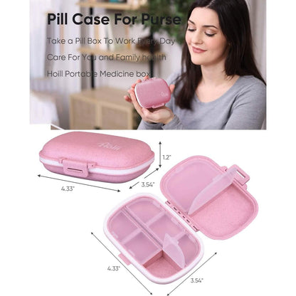8 Compartments Travel Pill Organizer - A-1 Thread Vault