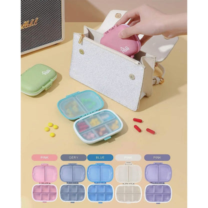 8 Compartments Travel Pill Organizer - A-1 Thread Vault