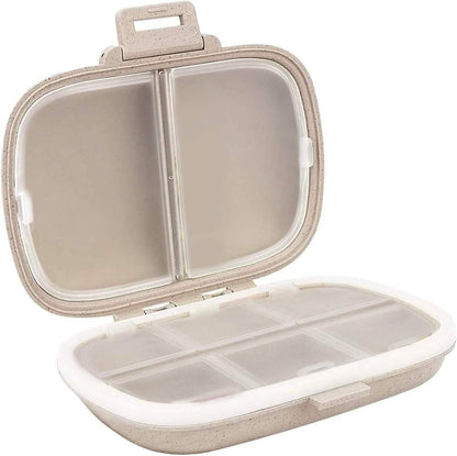 8 Compartments Travel Pill Organizer - A-1 Thread Vault