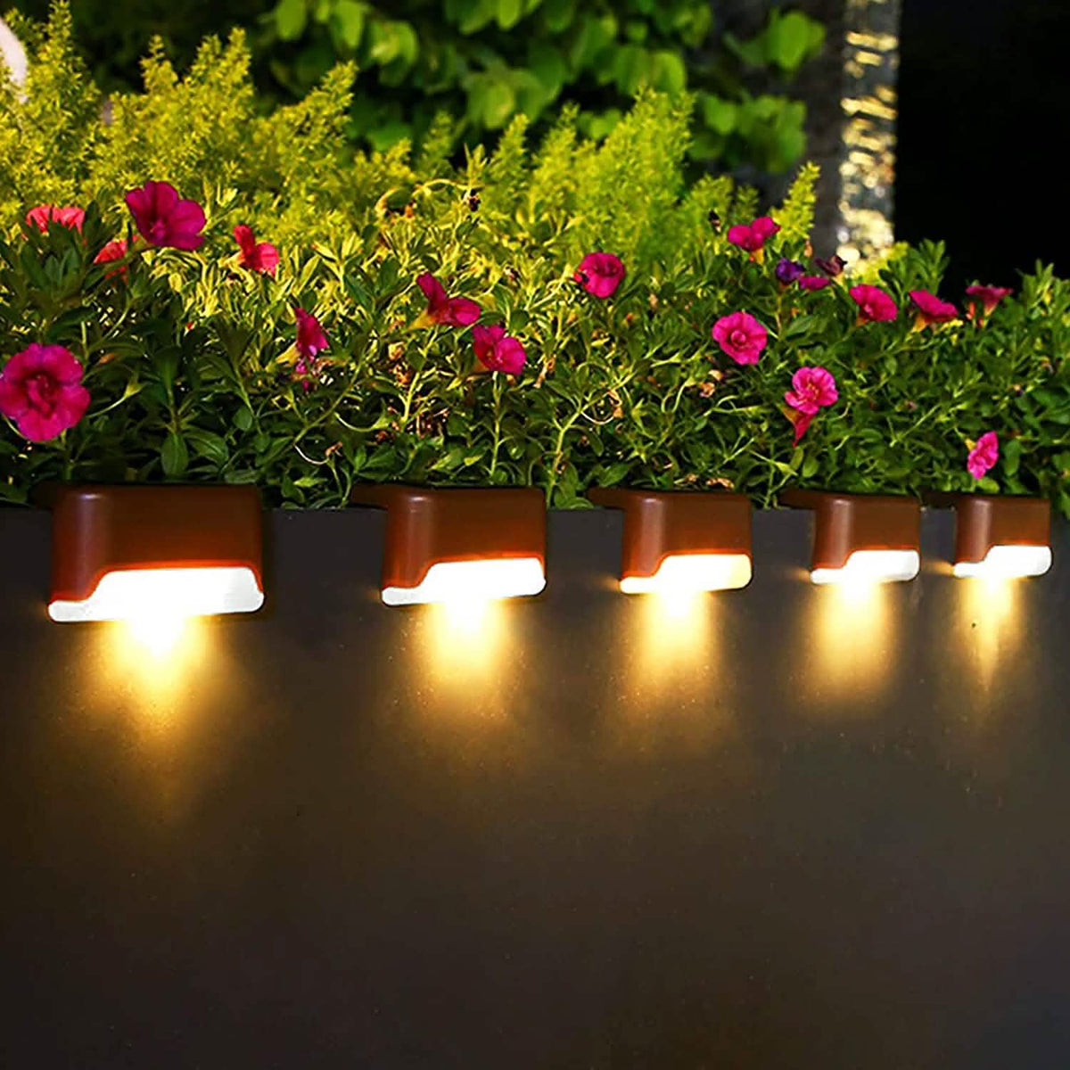 8-Pack: Solar LED Deck & Step Lights - A-1 Thread Vault