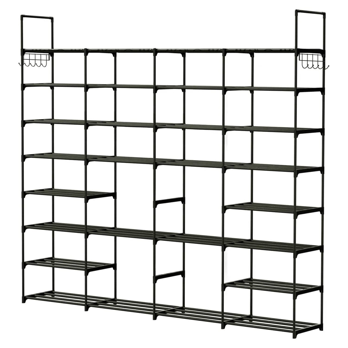 8-Tier Shoe Rack Metal Shoe Storage Shelf - A-1 Thread Vault