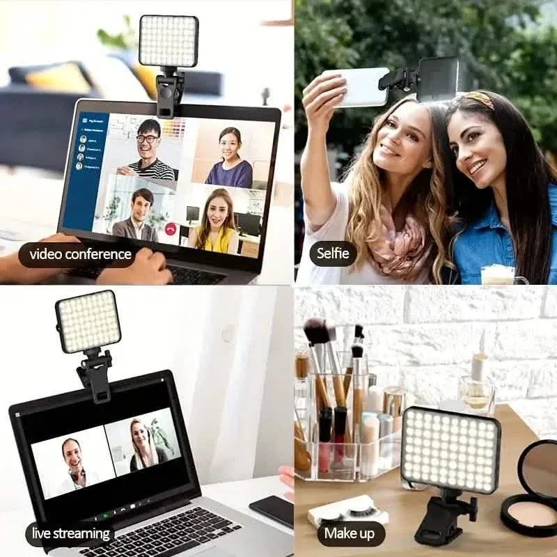 80 LED Clip-On Rechargeable Selfie Ring Light - A-1 Thread Vault