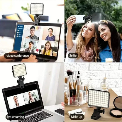 80 LED Clip-On Rechargeable Selfie Ring Light - A-1 Thread Vault