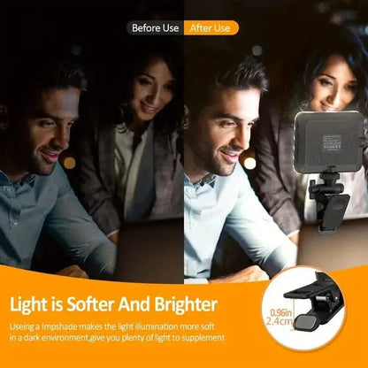80 LED Clip-On Rechargeable Selfie Ring Light - A-1 Thread Vault