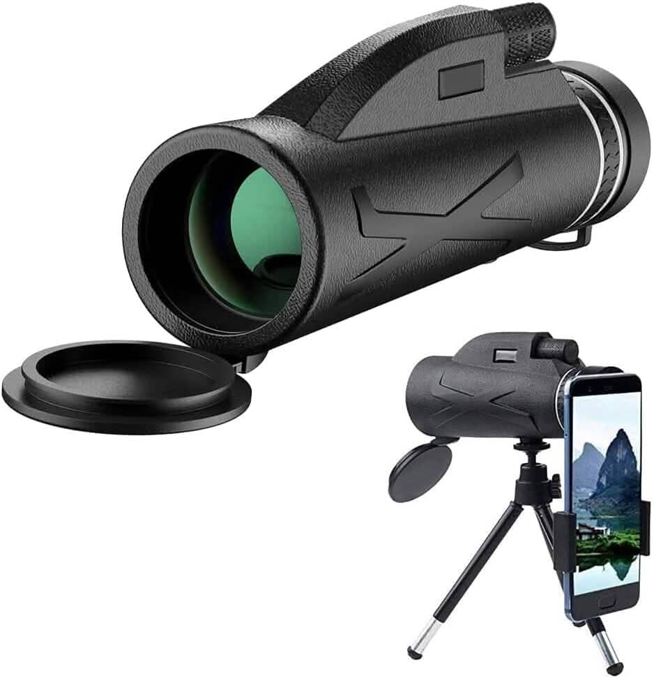 80x100 Monocular-Telescope High Powered for Smartphone Monocular - A-1 Thread Vault