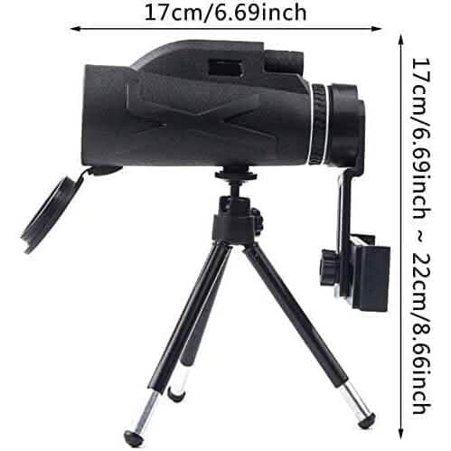 80x100 Monocular-Telescope High Powered for Smartphone Monocular - A-1 Thread Vault