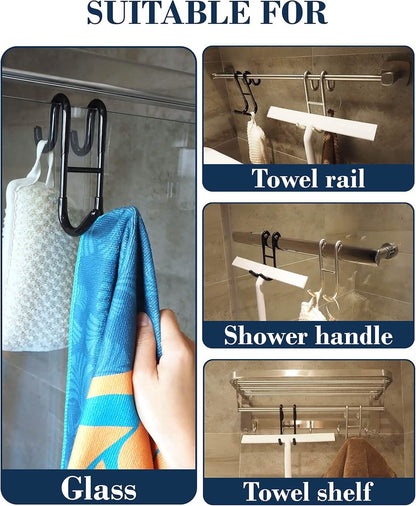 Rust-Resistant Door Mount Shower Hook – Strong Multifunctional Hanging Hook - A-1 Thread Vault