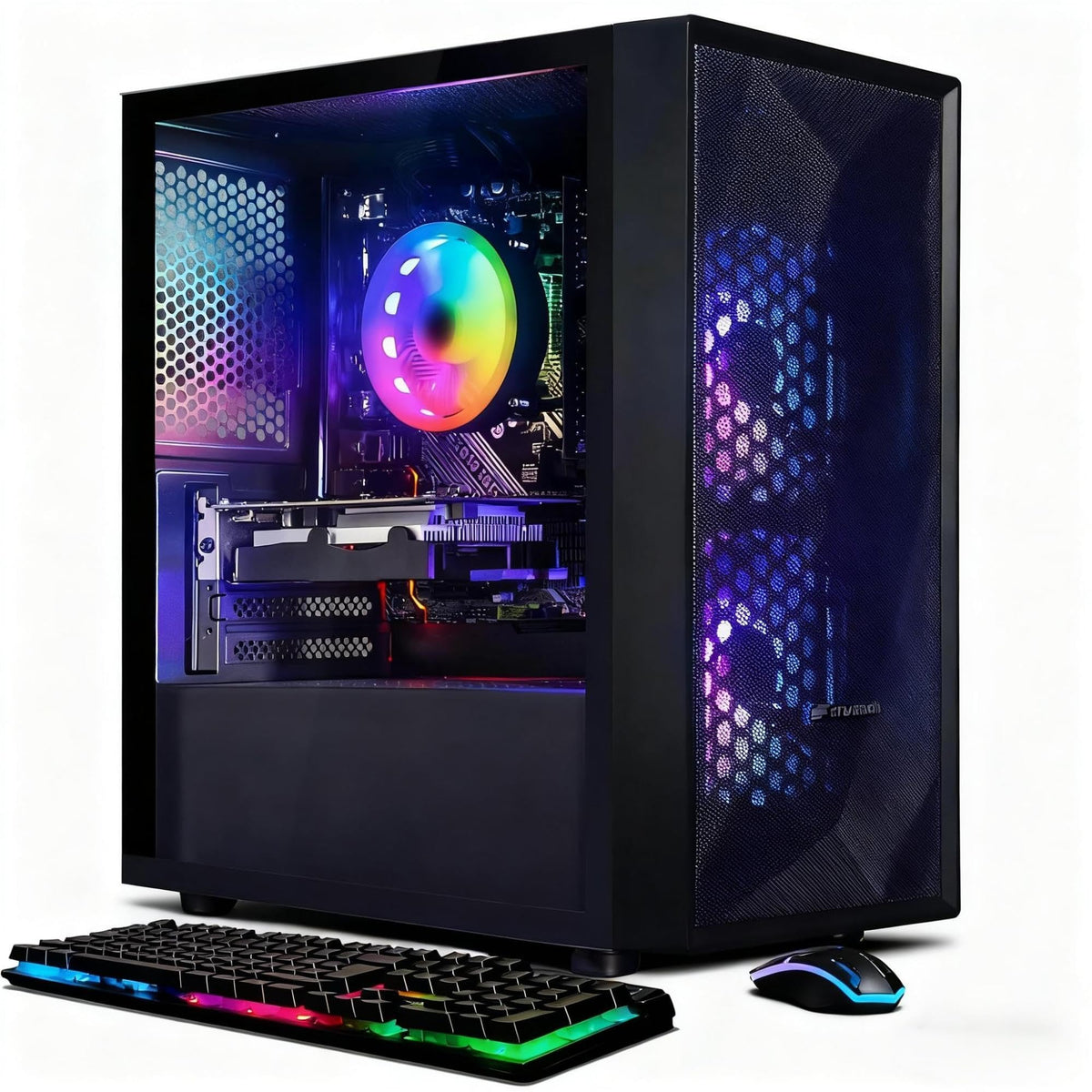 STGAubron Gaming PC Desktop,Core I5,RTX 2060 6G,16G RAM,512G SSD - A-1 Thread Vault