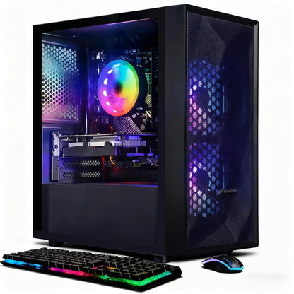 STGAubron Gaming PC Desktop,Core I5,RTX 2060 6G,16G RAM,512G SSD - A-1 Thread Vault