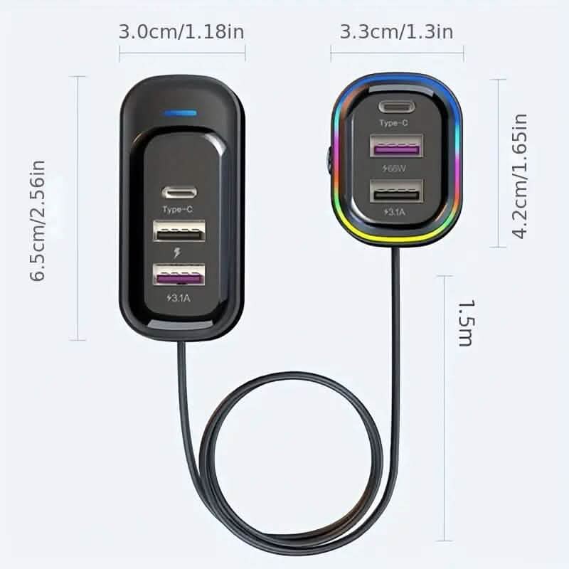 81W Fast Car Charger - A-1 Thread Vault