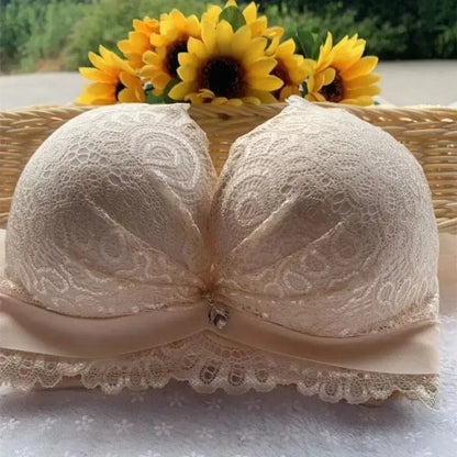 8CM Extreme Push Up Bra - No Wire, Removable Extra Pads, Deep Plunge Lingerie for Maximum Lift & Natural Curves - A-1 Thread Vault