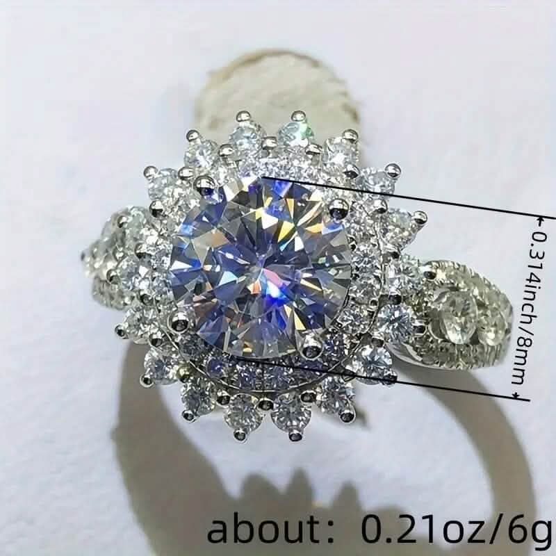 8mm Zirconia Zinc Alloy Ring - A-1 Thread Vault