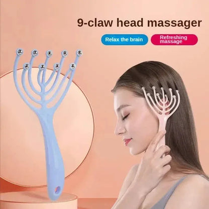 9 Claws Handheld SPA Head Massager - A-1 Thread Vault