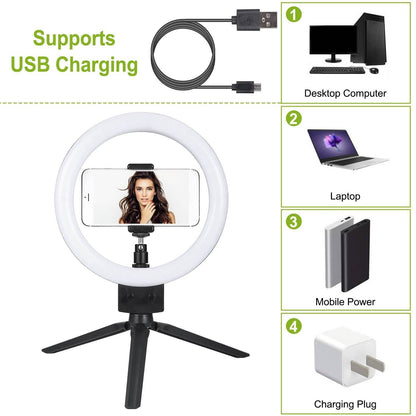 9" Dimmable LED Ring Light with Tripod - A-1 Thread Vault
