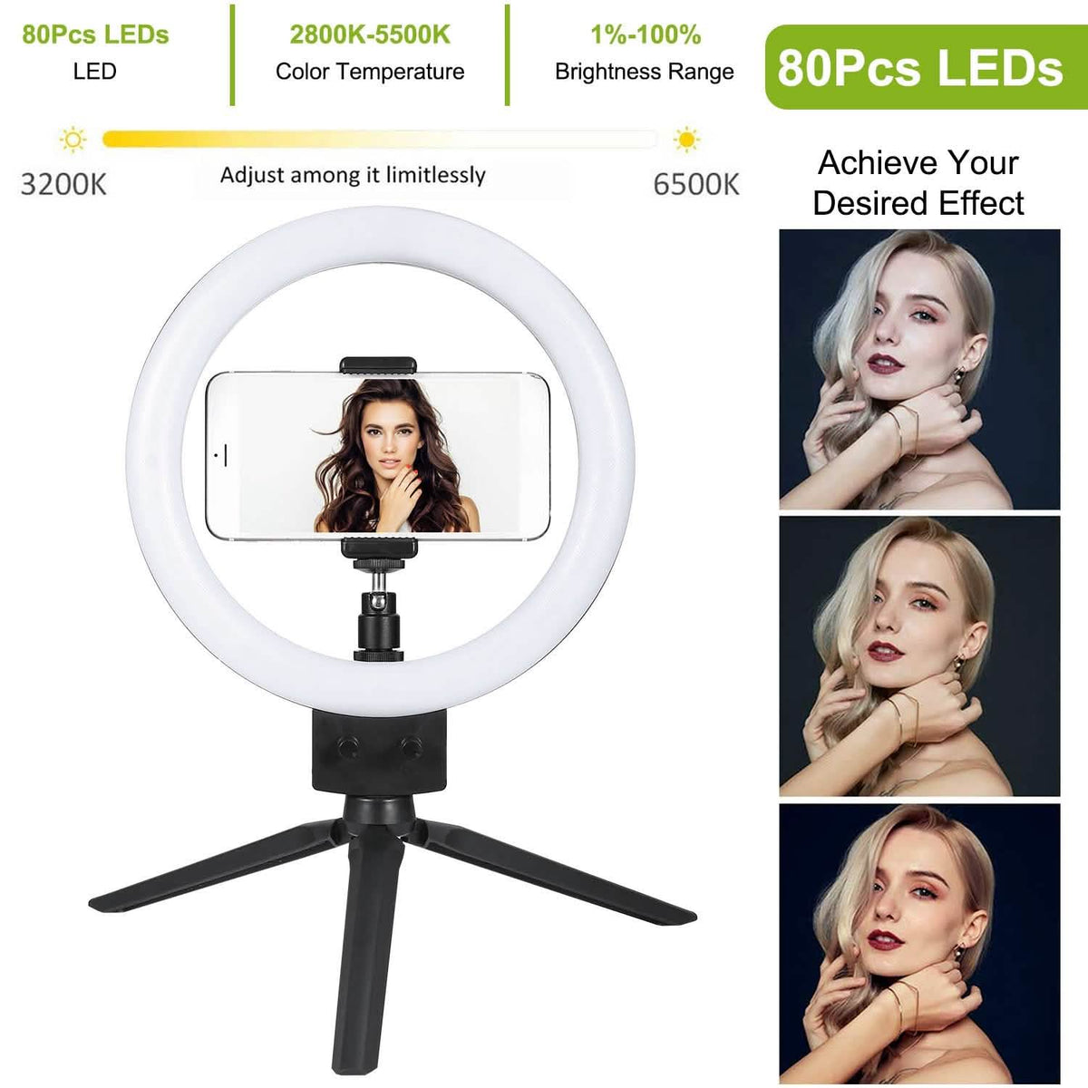9" Dimmable LED Ring Light with Tripod - A-1 Thread Vault