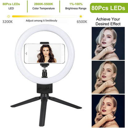 9" Dimmable LED Ring Light with Tripod - A-1 Thread Vault