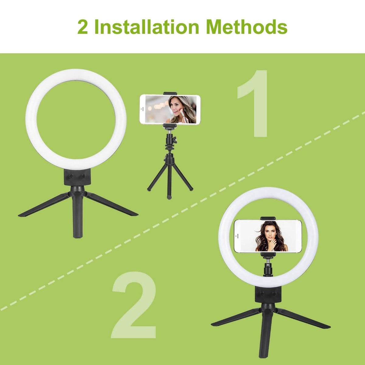 9" Dimmable LED Ring Light with Tripod - A-1 Thread Vault