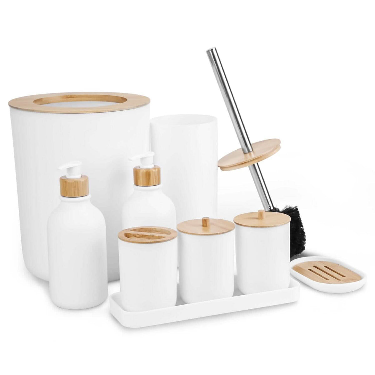 9-Piece: Bathroom Accessories Set - A-1 Thread Vault