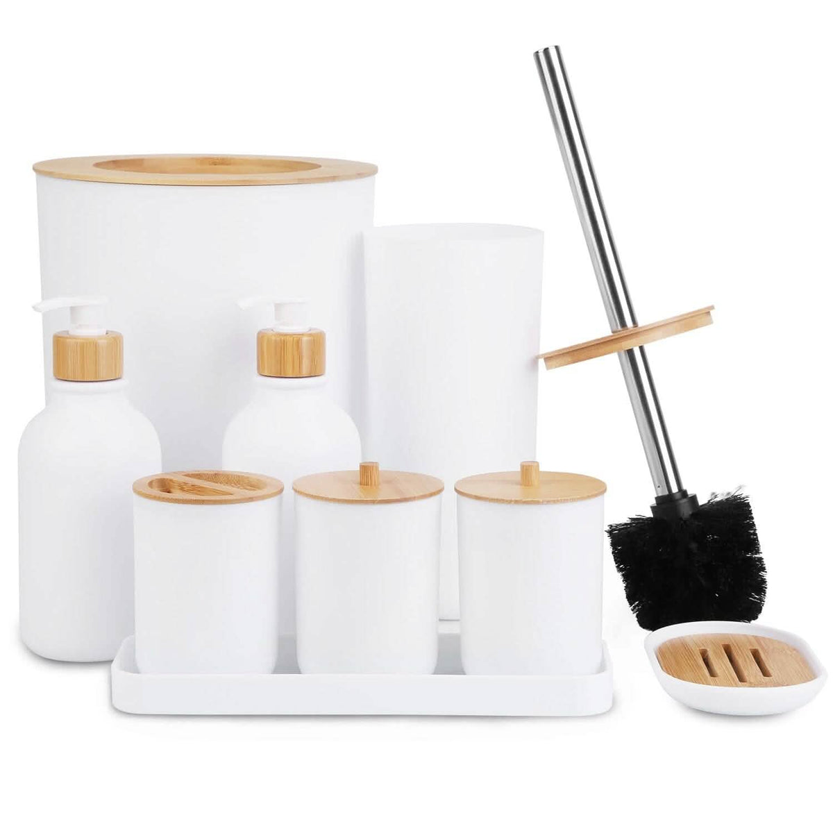 9-Piece: Bathroom Accessories Set - A-1 Thread Vault