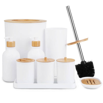 9-Piece: Bathroom Accessories Set - A-1 Thread Vault