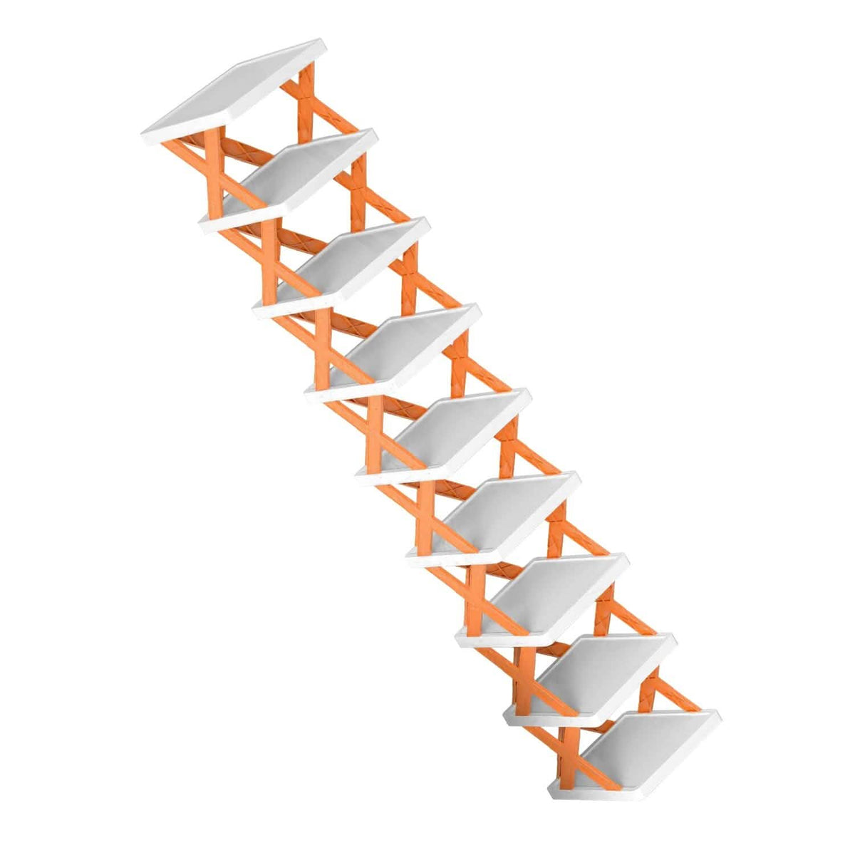 9-Tier Narrow Entryway Shoe Rack Plastic Vertical Shoe Organizer - A-1 Thread Vault