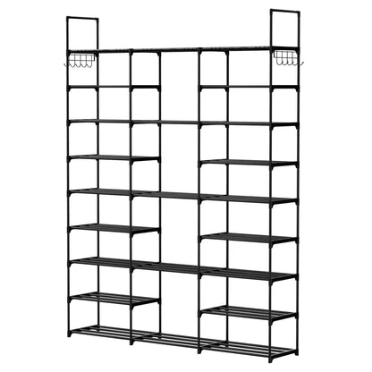 9-Tier: Shoe Rack Metal Storage - A-1 Thread Vault