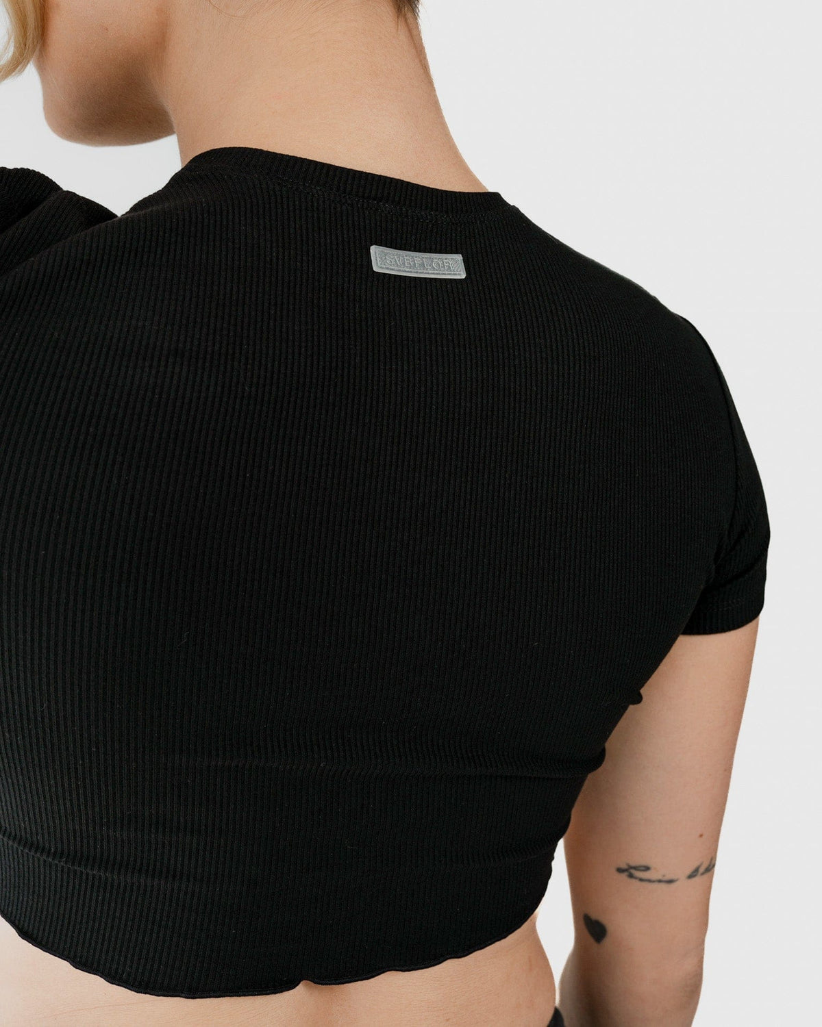 90s Baby Tee - Cloud Set Black - A-1 Thread Vault