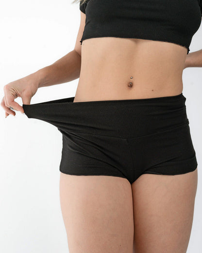 90s Boyshort - Cloud Set Black - A-1 Thread Vault