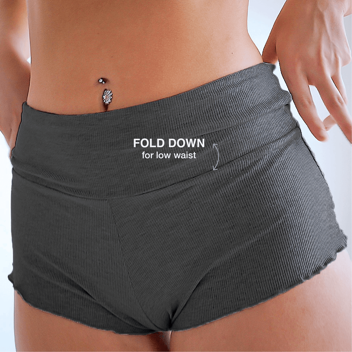 90s Boyshort - Cloud Set Black - A-1 Thread Vault