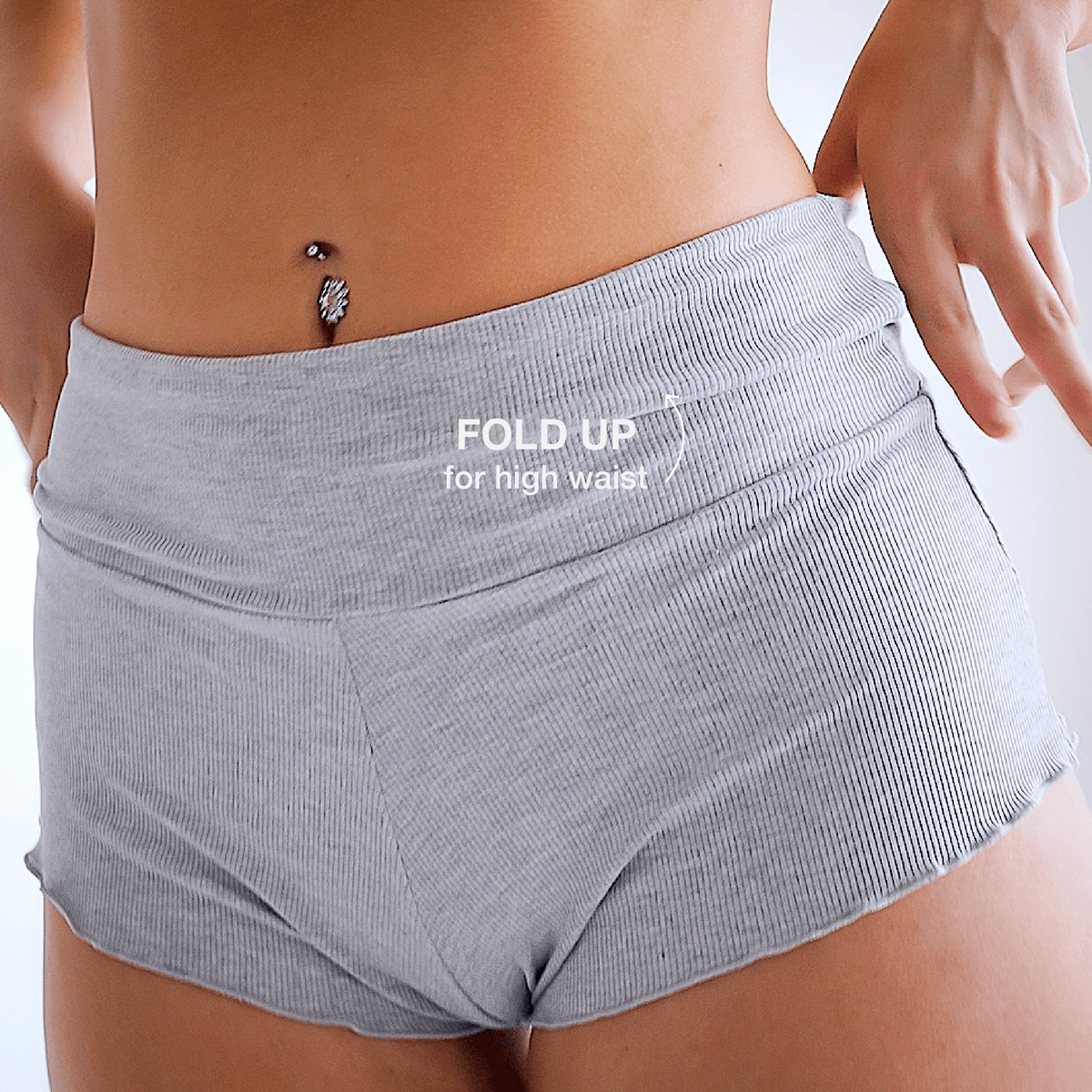 90s Boyshort - Cloud Set Grey - A-1 Thread Vault