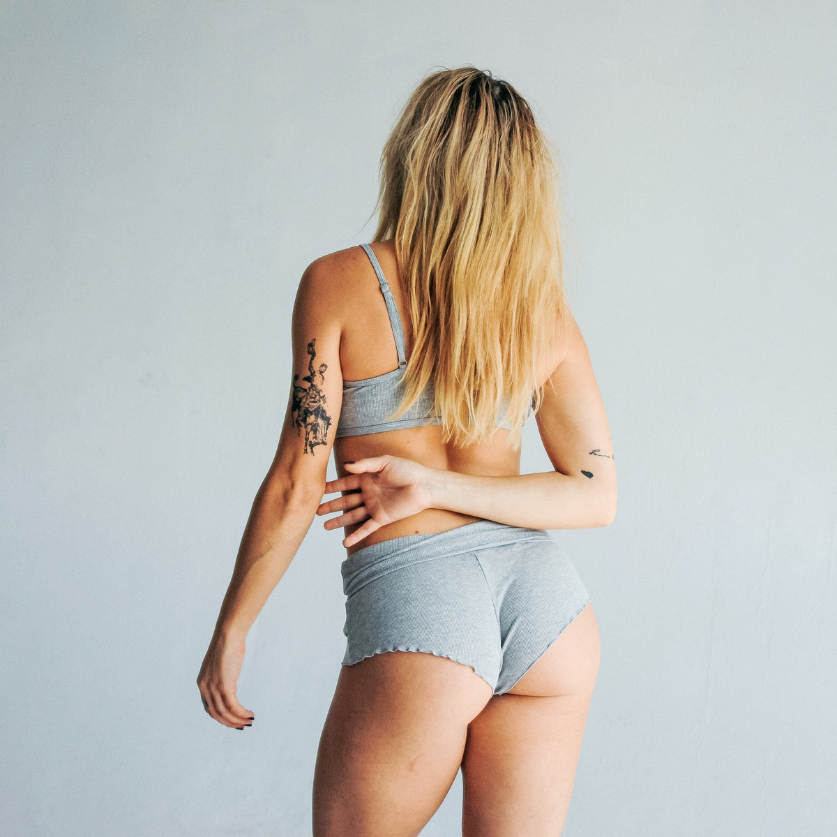 90s Boyshort - Cloud Set Grey - A-1 Thread Vault