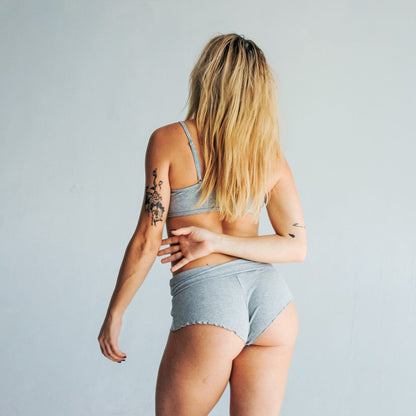 90s Boyshort - Cloud Set Grey - A-1 Thread Vault