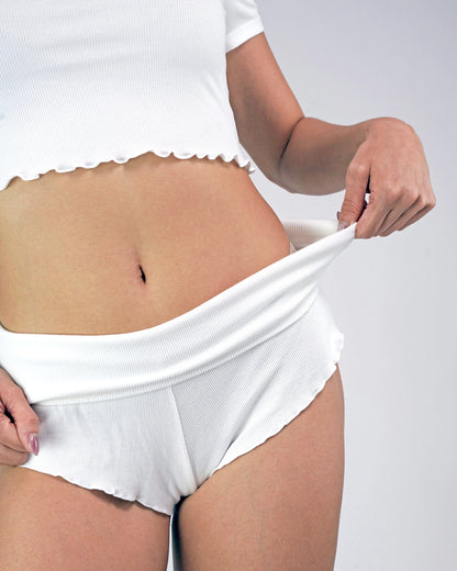 90s Boyshort - Cloud Set Ivory - A-1 Thread Vault