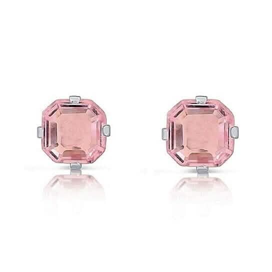 925 1.3 Carat Cz Asscher-cut Sterling Silver Stud Earrings - A-1 Thread Vault